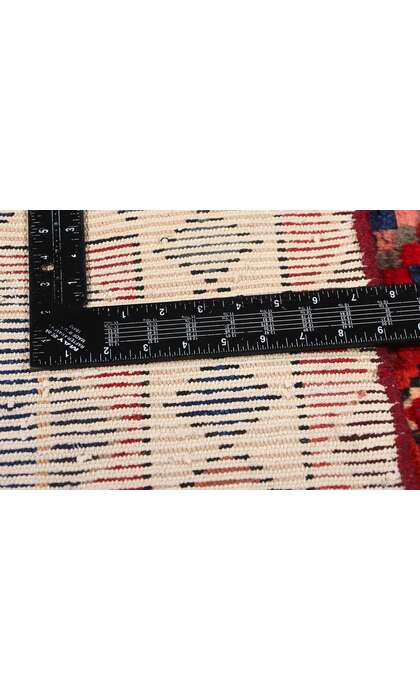 6 x 9 Vintage Persian Lori Diamond Medallion Rug 78882