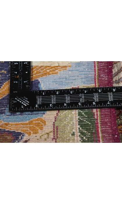 4 x 7 Vintage Persian Mashhad Omar Khayyam Pictorial Rug 78898