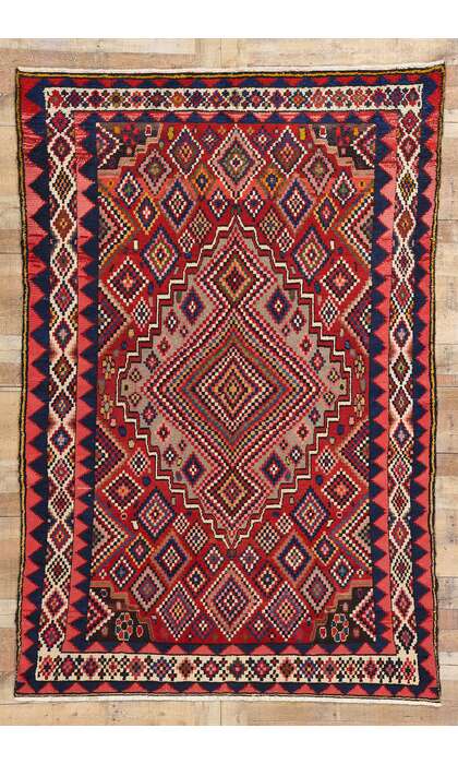 5 x 8 Vintage Persian Lori Rug 78856