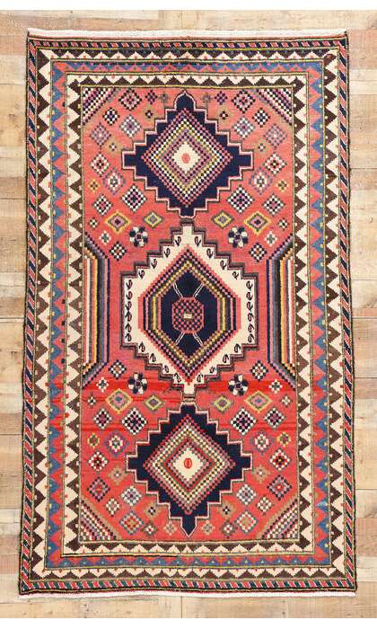 5 x 8 Vintage Persian Lori Rug 78886