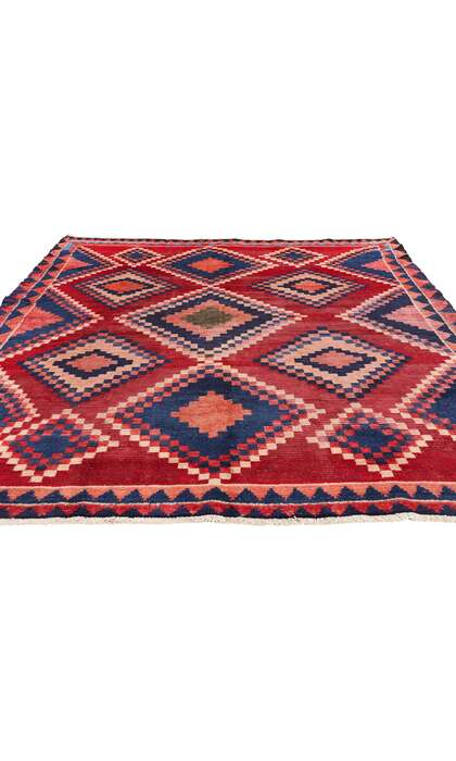 6 x 9 Vintage Persian Lori Rug 78862