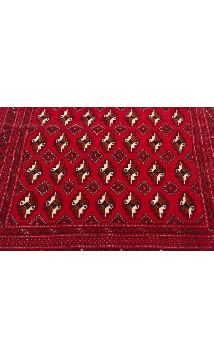 2 x 4 Vintage Persian Turkoman Rug 78908