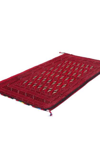 2 x 4 Vintage Persian Turkoman Rug 78909