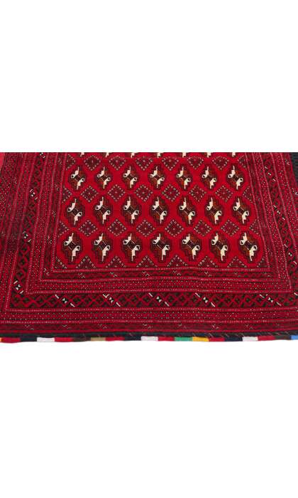 2 x 4 Vintage Persian Turkoman Rug 78909