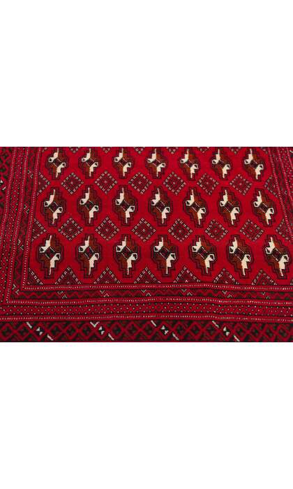 2 x 4 Vintage Persian Turkoman Rug 78909