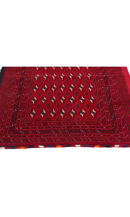 2 x 4 Vintage Persian Turkoman Rug 78910