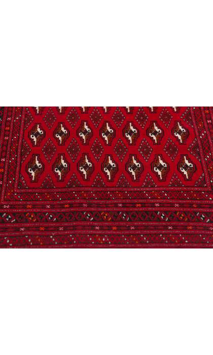 2 x 4 Vintage Persian Turkoman Rug 78910