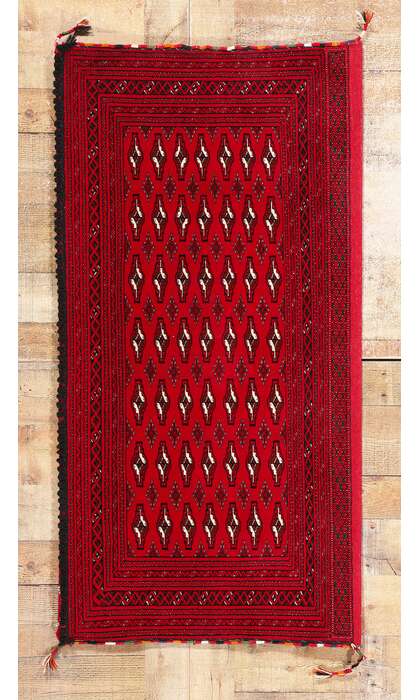 2 x 5 Vintage Persian Turkoman Rug 78905