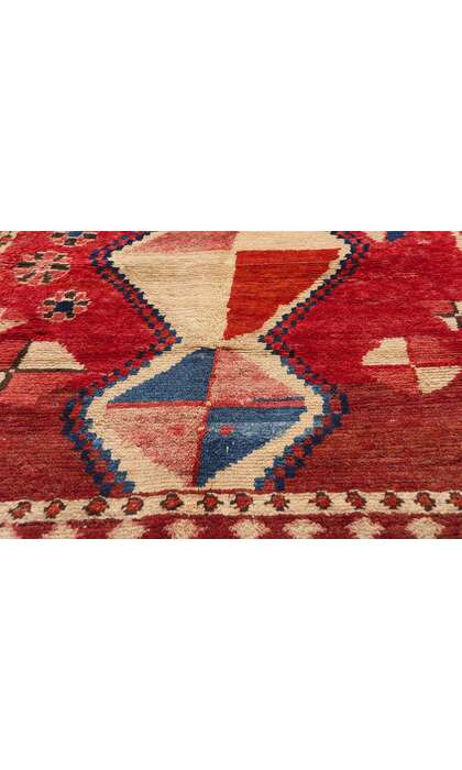 4 x 6 Vintage Red Persian Lori Rug 78889