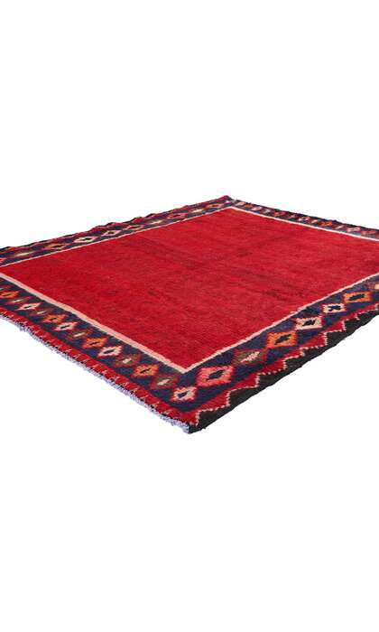 5 x 6 Vintage Red Persian Lori Rug 78887