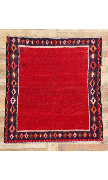 5 x 6 Vintage Red Persian Lori Rug 78887