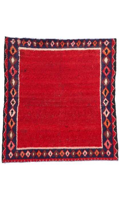 5 x 6 Vintage Red Persian Lori Rug 78887