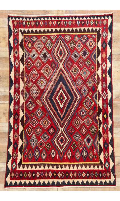 5 x 8 Vintage Persian Lori Rug 78859