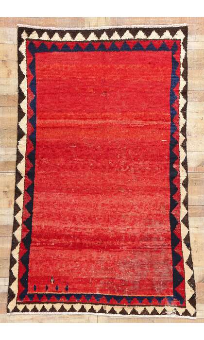 5 x 8 Vintage Red Persian Lori Rug 78849