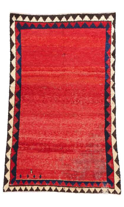 5 x 8 Vintage Red Persian Lori Rug 78849