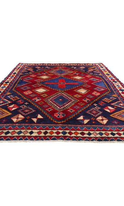 7 x 9 Vintage Persian Lori Rug 78855