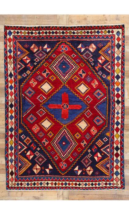 7 x 9 Vintage Persian Lori Rug 78855