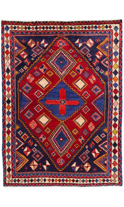 7 x 9 Vintage Persian Lori Rug 78855