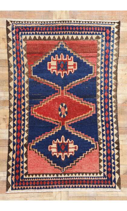 5 x 7 Vintage Persian Lori Rug 78857