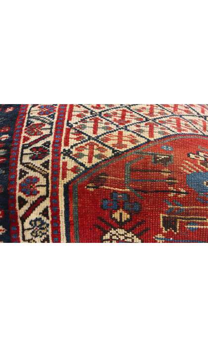 2 x 2 Antique Persian Rug Pillow 78932