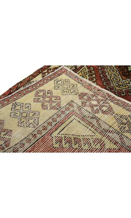 4 x 9 Vintage Turkish Oushak Rug 52412