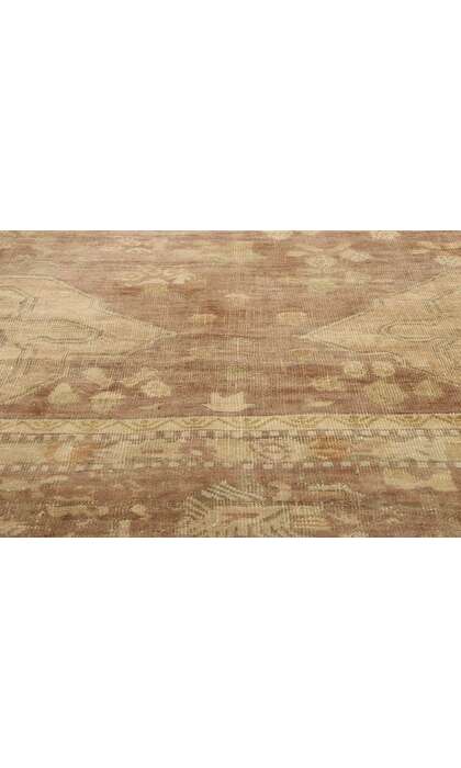 13 x 17 Late 19th Century Antique Turkish Oushak Rug 74227