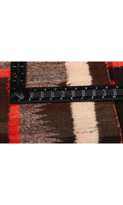 3 x 8 Antique Crystal Whirling Log Navajo Rug 78928