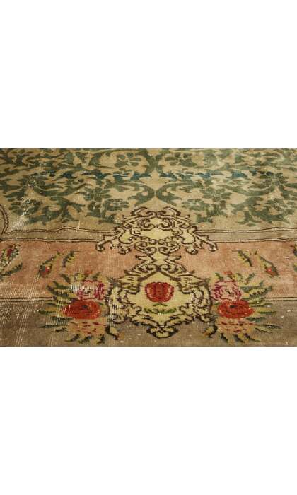 7 x 11 Antique Green Turkish Sparta Rug 71541