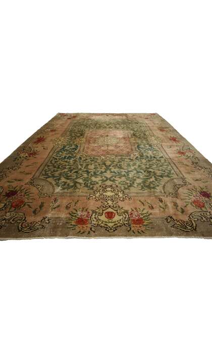 7 x 11 Antique Green Turkish Sparta Rug 71541