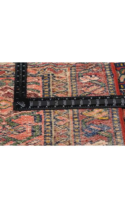 12 x 16 Late 19th Century Antique Persian Hamadan Rug 90026
