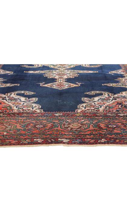 12 x 16 Late 19th Century Antique Persian Hamadan Rug 90026