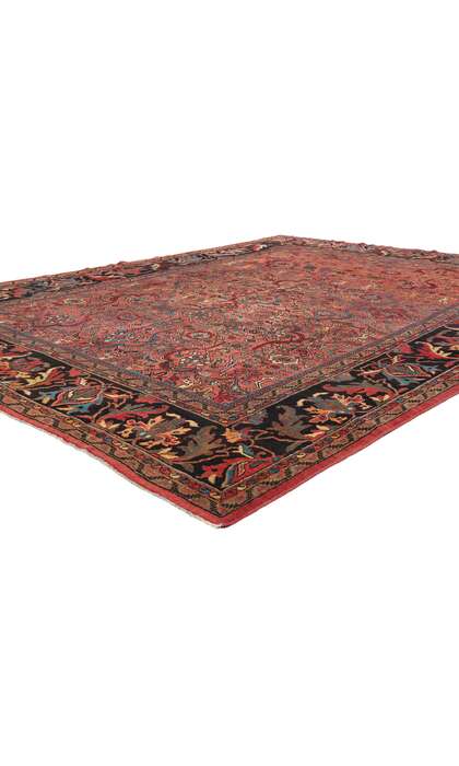 9 x 12 Antique Persian Mahal Rug 78930
