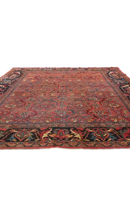 9 x 12 Antique Persian Mahal Rug 78930