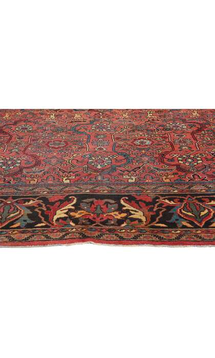 9 x 12 Antique Persian Mahal Rug 78930