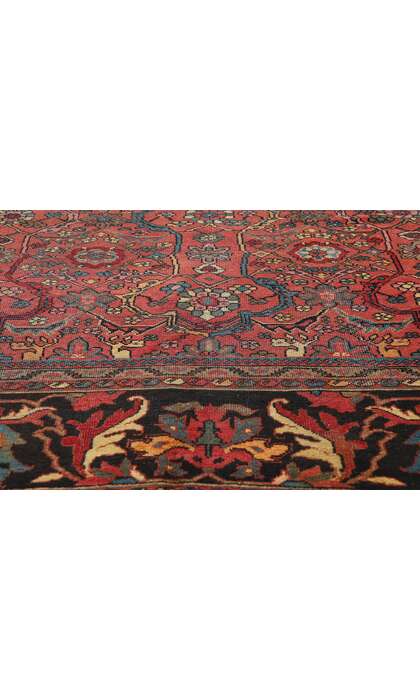 9 x 12 Antique Persian Mahal Rug 78930