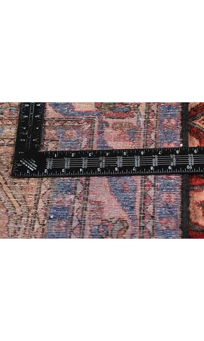 4 x 7 Distressed Antique Persian Bakhtiari Rug 77685