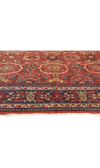 11 x 14 Antique Red Persian Mahal Rug 90029