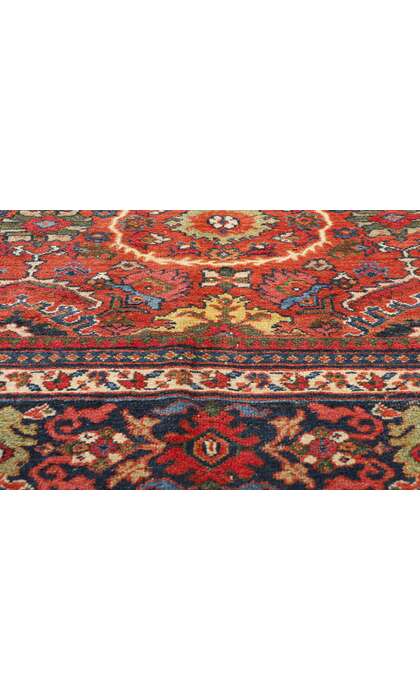 11 x 14 Antique Red Persian Mahal Rug 90029