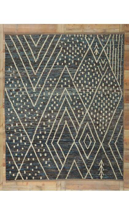 8 x 10 Desert Nightfall Modern Moroccan Rug 80796