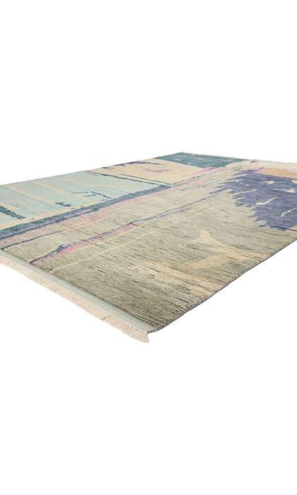 9 x 12 Ethereal Abstract Biophilic Moroccan Rug 31249