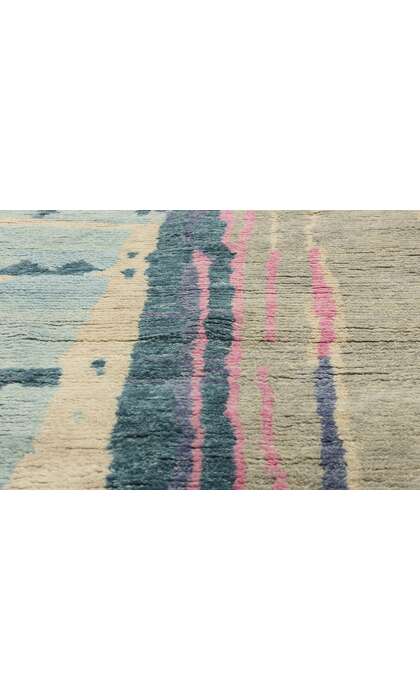 9 x 12 Ethereal Abstract Biophilic Moroccan Rug 31249