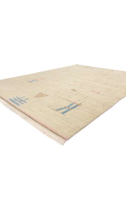 8 x 10 Modern Boho Brutalist Oasis Moroccan Rug 31219