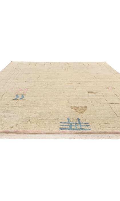 8 x 10 Modern Boho Brutalist Oasis Moroccan Rug 31219