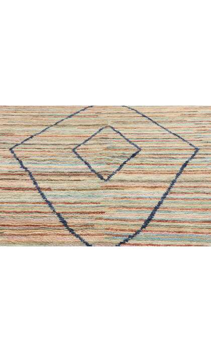 10 x 10 Desert Mirage Striped Modern Moroccan Rug 31286