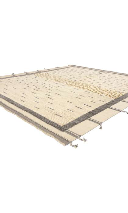 8 x 10 Organic Modern Desert Striations Moroccan Rug 31196