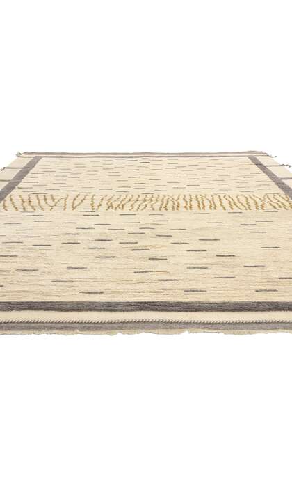8 x 10 Organic Modern Desert Striations Moroccan Rug 31196