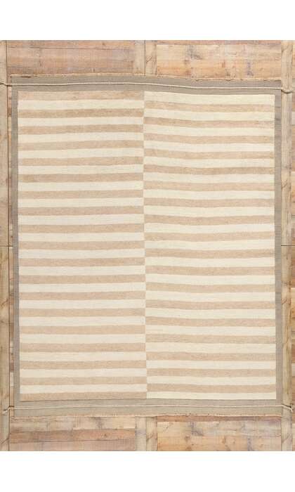 8 x 10 Desert Lines Organic Modern Moroccan Rug 31194