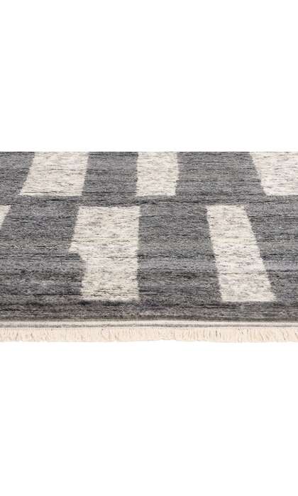 8 x 10 Urban Bauhaus Modern Gray Moroccan Rug 31216