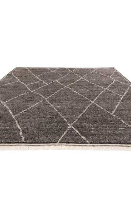 8 x 10 Urban Shadow Modern Gray Moroccan Rug 31211