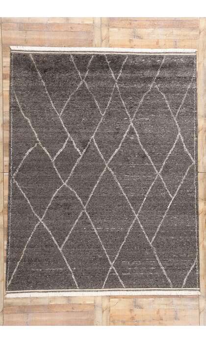 8 x 10 Urban Shadow Modern Gray Moroccan Rug 31211